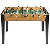 FANTASK Kickertisch Profi, Tischkicker Turniergröße mit 2 Bällen, Fußballtisch für Kinder &...