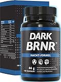 DARK BRNR Nacht-Formel mit Melatonin und L-Carnitin, Stoffwechsel-Rezeptur mit Cholin und Vitamin...