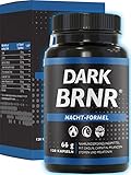 DARK BRNR Nacht-Formel mit Melatonin und L-Carnitin, Stoffwechsel-Rezeptur mit Cholin und Vitamin...