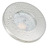 JungesLicht Bad Einbaustrahler Aqua IP65-230V GU10 5W LED warmweiß 3000K 420Lumen, Einbauleuchte...
