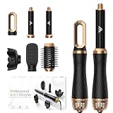 Hair Styler Set 6 In 1 Airstyler Haarstyler Mit Rundbürstenföhn Haarstyler Warmluftbürste föhn...