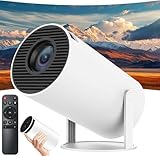 Mini-Projektor mit Bluetooth, 4K Support 130' Bildschirm Film Projektor mit Autofokus & Keystone,...