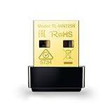 TP-Link TL-WN725N Nano USB WLAN Stick Adapter (bis zu 150Mbit/s, Nano Größe, Soft AP, geeignet...