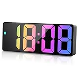 flintronic Digitaler Wecker, LED Wecker Digital mit Großen Zahlen, Tischuhr mit Temperaturanzeige...