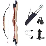 Bogenset Einsteigerset Recurvebogen Ragim Wildcat Black mit Carbonpfeilen 28 lbs