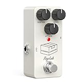 POGOLAB Kompressor Pedal Gitarre, Kompressor-Gitarrenpedal mit Sustain-Attack-Pegelreglern, Analoge...