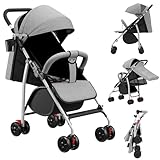 MUL-BOUTIQUE Travel buggy,leicht (4,8 kg), Bequemer Buggy kinderbuggy klappbar und verstellbar, Mit...