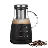 Beowanzk Kaffeekanne, Coffee Maker, Kaffeepresse, Kaffeekanne Mit Filter, Kaffeekanne Glas, Pour...