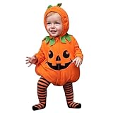 Halloween Kostüm Baby 80 Halloween Kleidung Sets Langarm Fleece Reißverschluss Kapuzen Strampler...
