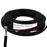 siwitec Solarkabel | H1Z2Z2-K | 5 m Photovoltaik Kabel | Solarleitung | PV Kabel nach Maß |...