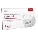 CRAZYCHIC - 20 Stück FFP2 Maske Atemschutzmaske - CE EN 149 Schutzmaske Weiß - 5 Lagen Hohe...