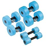 Beco AquaHantel Aquahanteln Aquajogging-Hanteln Aquafitness-Hanteln Set 6-TLG, je 1 Paar Größe S,...