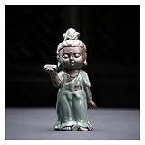 Tee Haustier Desktop Statue Mönch Tee Pet Handgemachte Statue Zen Wohnzimmer Couchtisch Keramik...