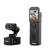 Feiyu Pocket 3 mit Fernbedienungspaket - Vlog-Kamera mit 3-Achsen Gimbal, 4K Camcorder im...