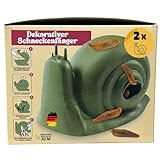 Aroba Dekorativer Schneckenfänger 2er Set - Umweltfreundlich & Ökologisch - Schneckenschutz für...