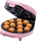 Bestron Cake-Pop-Maker im Retro Design, inklusive Cake-Pop-Butler, Gabel & 12 Sticks, 700 W, Farbe:...