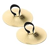 Milisten 1Paar Fingerzimbel Kleine Percussion Instrumente für Bauchtanz Leicht und Langlebig für...