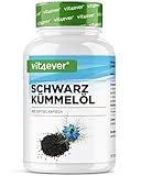 Vit4ever Schwarzkümmelöl - 420 Kapseln - 1000 mg pro Tagesportion - Ägyptisch, naturbelassen &...