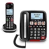 Swissvoice Xtra 3355 Combo schnurgebundenes Großtasten Telefon mit Anrufbeantworter, zusätzliches...
