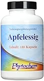 APFELESSIG | 495 mg Apfelessig Pulver pro Kapsel | 180 Kapseln | Premium Qualität aus Deutschland