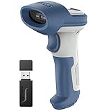 Inateck Wireless Barcode Scanner 2D, Bluetooth 5.0, 2.4Ghz Barcode Reader, QR Code Scanner, liest...