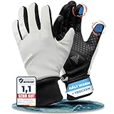 MIVELO Fahrradhandschuhe Herren & Damen mit Ergo-PAD Winterhandschuhe Touchscreen wasserfest,...