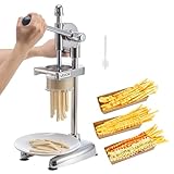 VEVOR kommerzieller Pommes-Frites-Schneider, Edelstahl-Presse für frittierte Kartoffelstreifen,...