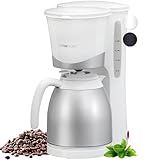 Clatronic® Kaffeemaschine mit Thermoskanne | für 8-10 Tassen Kaffee | kein Temperaturverlust |...