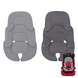 Universelle Babyschale Sitzauflage & Kopfstütze - Wendbare Matte Sitzverkleinerer für Babyschale,...