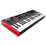Akai Professional MPK Mini Plus - 37-Tasten USB MIDI Keyboard Controller mit 8 MPC Pads, Sequencer,...