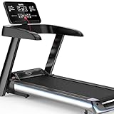 Elektrisches klappbares Laufband, motorisiertes Laufgerät mit 43,2 cm breitem Profilgurt,...