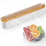 Quasziwa Frischhaltefolienspender - Magnetisch & Wandmontage, Verbessert Folienspender Schublade,...