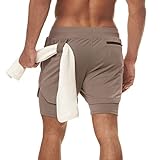 FJVJBNN Herren-Shorts, Sommer-Laufshorts für Herren, Sport, Fitnessstudio, Freizeit,...