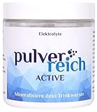 Pulverreich® Elektrolyte ohne Zucker und ohne Aroma - für Trinkflaschen und Trinksysteme beim...