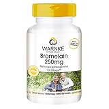Bromelain Kapseln - 250mg Bromelain pro Kapsel - 600 F.I.P - natürliches Ananasenzym - vegan &...