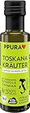 PPURA Bio Natives Olivenöl Extra Toskana Kräuter | Italienisches Oliven Öl mit Rosmarin,...