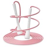 Honosen Springseil Erwachsene Fitness, 5mm*3m PVC Sprungseil Erwachsener mit Rutschfestem Griff,...