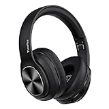 TuneFlux Bluetooth Kopfhörer Over Ear, 80 Std Akkulaufzeit, Kabellos Bluetooth Kopfhörer mit 3...