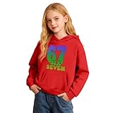 Generisch Karnevalskostüme-Mädchen-Pullover mit Karnevalsmotiv, Kapuze und weichem, lässigem...