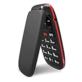 ukuu Klapphandy 1,8' GSM Mobiltelefon Dual SIM Seniorenhandy ohne Vertrag mit großen Tasten und...