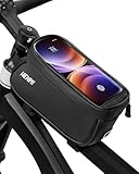 HENMI Rahmentasche Fahrrad, Oberrohrtasche Rennrad 1,2L Wasserdicht Handytasche Fahrrad bis zu 7...