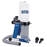 Scheppach Absauganlage HD12 Absaugung | 550W, Luftleistung 1150m³/h, Füllmenge 75L, Schlauch-...