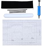 Abaodam Graue Puzzlematte 80 X 118cm aus Filz mit Aufblasbarem Schlauch und 3 Befestigungsbändern...