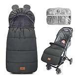 Fußsack Winter für Kinderwagen Winterfußsack Buggy Universal Babyfußsack Baby Schlafsack aus...