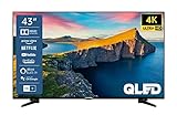 Telefunken QU43K800 43 Zoll QLED Fernseher/Smart TV (4K UHD, HDR Dolby Vision, Triple-Tuner,...