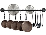 OROPY küchenregal - 97cm Industrieller Stil Wandmontage Hängeleisten für Töpfe Küche Utensilien...