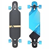 Apollo Longboard Maguro, Komplettboard, Twin-Tip Drop-Through Freeride Cruiser Board