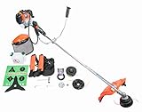 K&G Benzin Motorsense 5,2 PS DE MON Freischneider Rasentrimmer Trimmer Leicht Benzin Gartenwerkzeug...