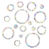 Giantree 32 Stück Prisma Fensteraufkleber für Vogelschläge, Suncatcher Sticker, Halloween- und...