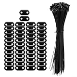 Yhenlovtt PVC-Befestigungsclips für Sichtschutz-Installationsset für – 50/100 Stück,...